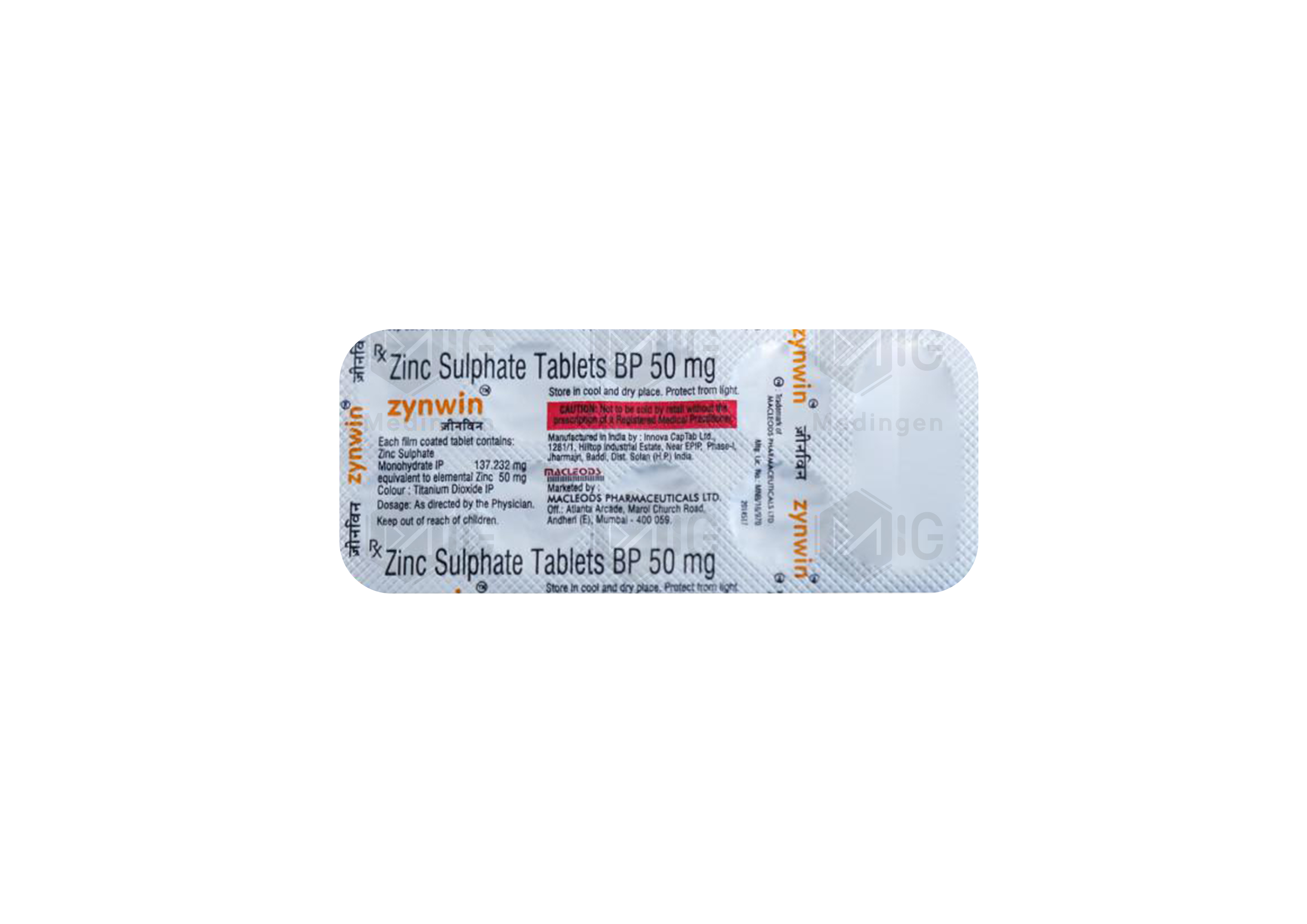 ZYNWIN 50MG